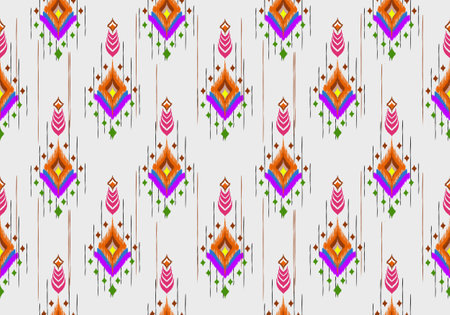 Ethnic boho ornament. Seamless pattern. Tribal motif. Vector illustration for web design or print.
