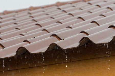 Rain on The Roofの写真素材