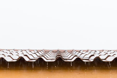 Rain on The Roofの写真素材