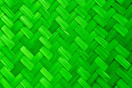 Traditional handcraft weave Thai style pattern nature background texture wicker surface for...