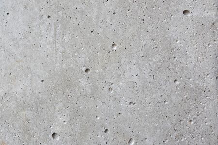 Gray concrete texture, Porous concrete wall backgroundの写真素材