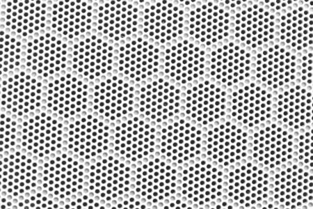 White speaker mask bee hive pattern