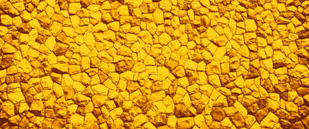 Background of stone wall texture, Panorama photo.の写真素材