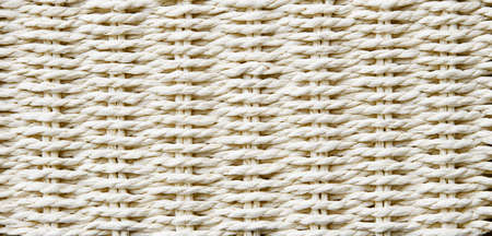 close-up view of white rope textured backgroundの写真素材