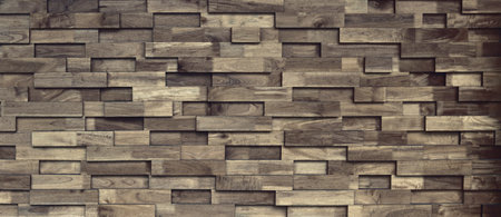 wooden wall background layers retro styleの写真素材