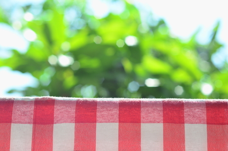 Loincloth or Kamar band hanging on the clothesline with green bokeh background.の写真素材