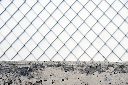 rooftop concrete with old patternの写真素材