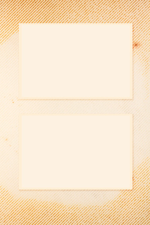 blank picture on old paper backgroundの写真素材