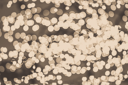 christmas lights bokeh background. Vintage styled