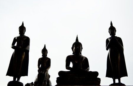 View of buddha statue in Thailandの写真素材