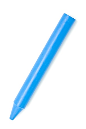 Wax crayons on white backgroundの写真素材