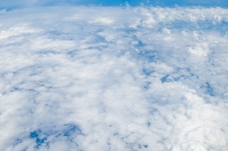 view of a clouds on sky in the plane