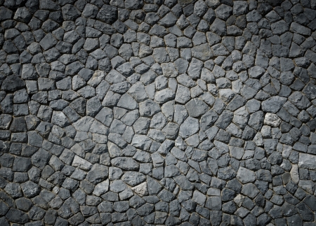 nature background of decorative gray granite stone wall textureの写真素材