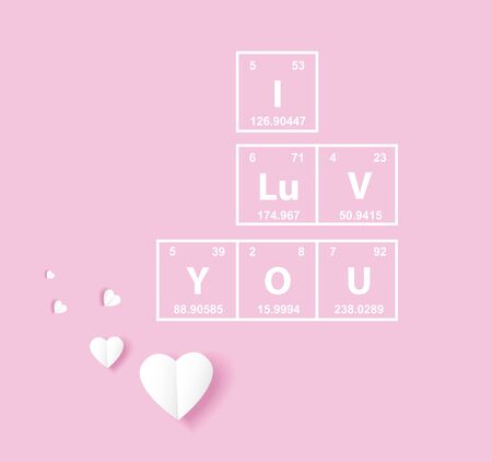 valentine's day on my heart sale backgoundのイラスト素材
