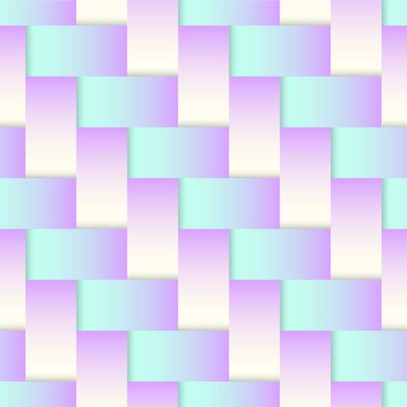 Vector pattern. Modern stylish texture with monochrome trellis. Repeating geometric triangular grid. Simple graphic design. Trendy hipster sacred geometry and Pastel color style.のイラスト素材
