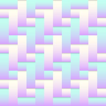 Vector pattern. Modern stylish texture with monochrome trellis. Repeating geometric triangular grid. Simple graphic design. Trendy hipster sacred geometry and Pastel color style.のイラスト素材