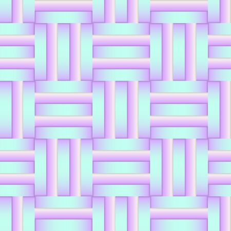 Vector pattern. Modern stylish texture with monochrome trellis. Repeating geometric triangular grid. Simple graphic design. Trendy hipster sacred geometry and Pastel color style.のイラスト素材