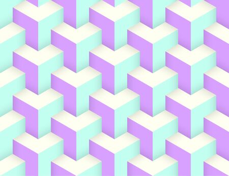 Vector pattern. Modern stylish texture with monochrome trellis. Repeating geometric triangular grid. Simple graphic design. Trendy hipster sacred geometry and Pastel color style.のイラスト素材