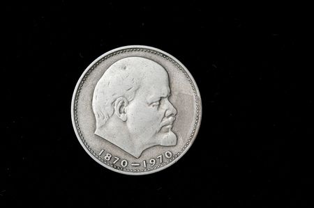  Argentine coin of Lenin in the Soviet Unionの写真素材