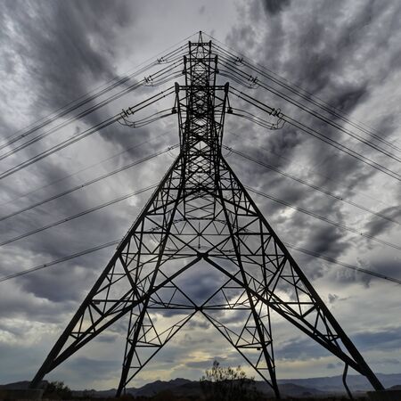 Power Pylons and Electricity transmission wires
