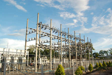 High voltage electric station 