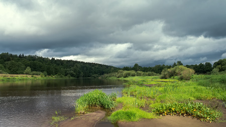The Berezina River. Belarus.