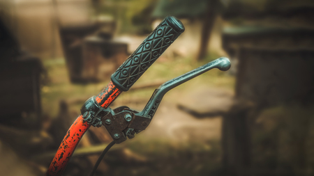 old clutch lever.の写真素材