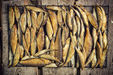 Small fish smoked.の写真素材