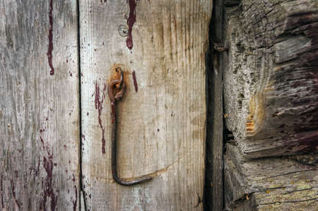 Old wooden panel texture backgroundの写真素材