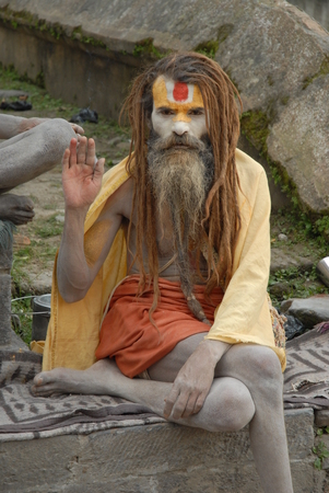 Baba in Nepalのeditorial素材