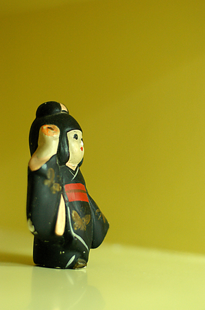 Little japanese girl dollの写真素材