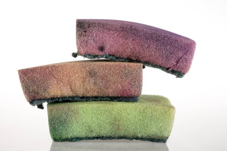 Sponges on a white background