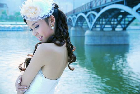 a series of wedding picturesの写真素材