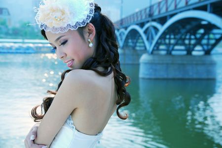 a series of wedding picturesの写真素材