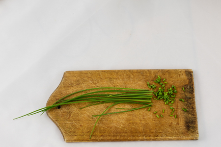 Delicious fresh spring vegetables and toasts for breakfast, white isolated backgroundの写真素材