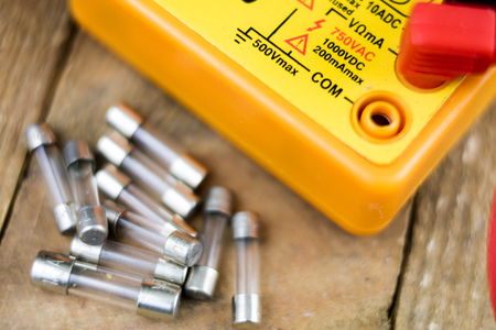 Fuse for devices and electrical receivers. Accessories and spare parts for electronics. Light...