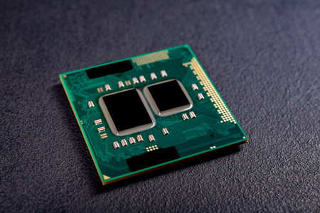 A computer processor used in notebook computers. Spare parts for the repair of electronic devices....