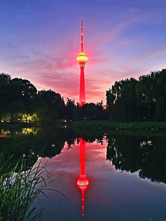 ä¸­å½ä¸­å¤®çµè§å¡の写真素材