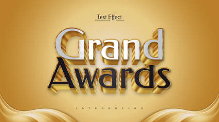Grand Awards Editable Text Effect
