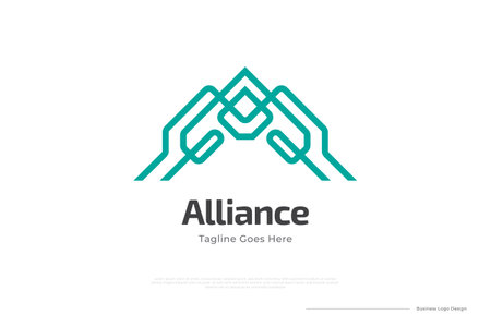 Abstract and Modern Letter A Logo Design with Minimal and Futuristic Concept. Great for Business, Technology and Communication Brand Logoのイラスト素材