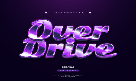 Colorful 80s Retro Text Style with Glowing Neon and 3D Effectのイラスト素材