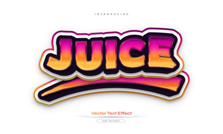Bold 3D and Colorful Editable Text Style Effectのイラスト素材