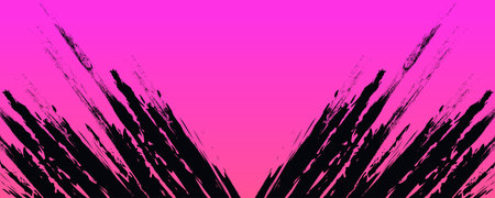 Black and Pink Gradient Brush Texture Background. Vibrant Sport Background with Grunge Styleのイラスト素材