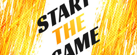 Abstract Sports Background with Orange Brushstrokes and Halftone Effect. Dynamic Grunge Background Designのイラスト素材