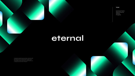 Abstract Futuristic and Modern Geometric Background, for Branding, Advertising and Promotion. Minimalist Banner or Cover Design Template with Gradient Shapesのイラスト素材