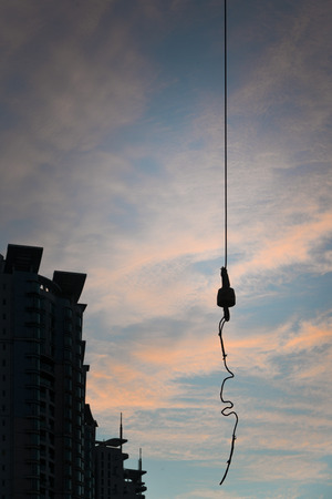 Urban sunsetの写真素材