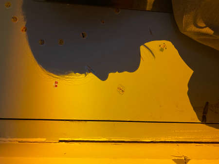 Beehive on the wall of a beehive in the apiaryの写真素材