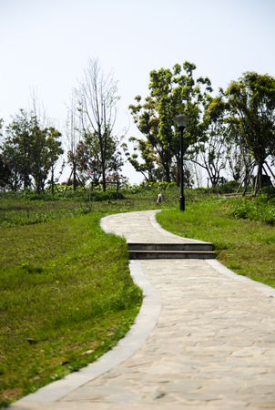 Changsha Songya Lake Wetland Parkの写真素材