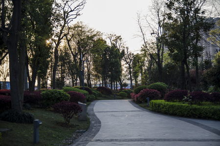Changsha Sihu City Sceneryの写真素材