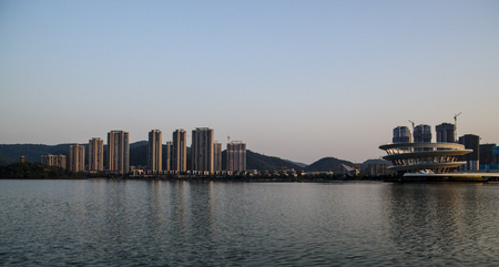 Changsha Sihu City Sceneryのeditorial素材